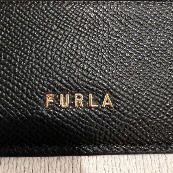 FURLA Black Leather Cardholder - Picture 3 of 10
